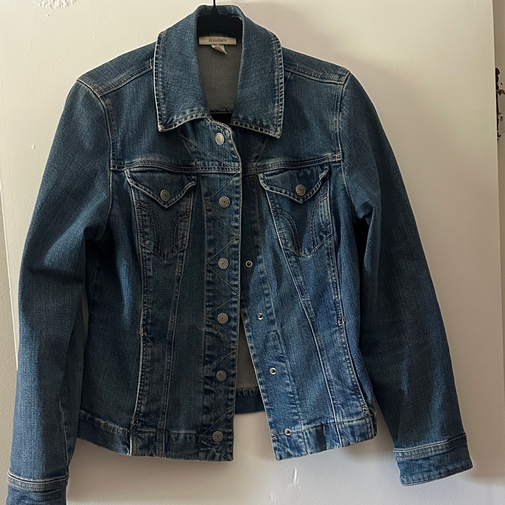 Dress Barn Blue Denim Jacket